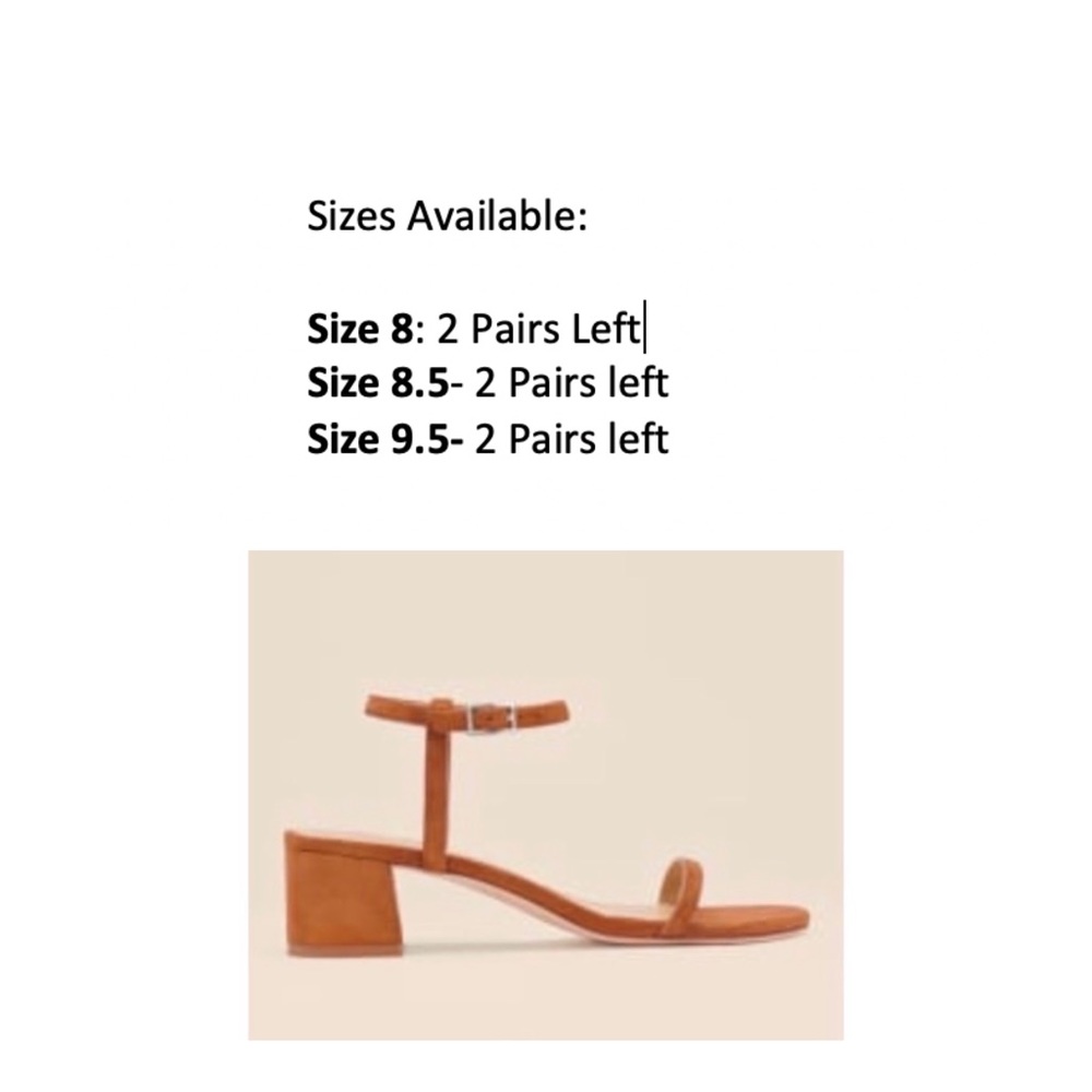 REFORMATION Mallory Sandal Camel PRICE FIRM NO OFFERS $220 original sz 10